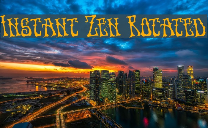 Instant Zen Rotated Example 2