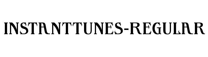 InstantTunes-Regular Fonte