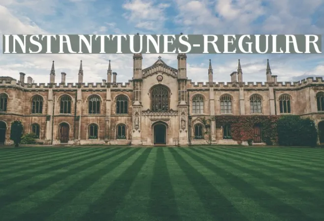 InstantTunes-Regular Example 1