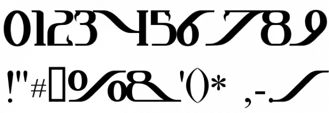 InstantTunes フォント その他の文字