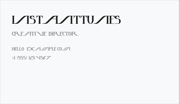 InstantTunes Business Card