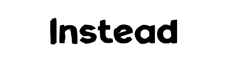 Instead  Frei Schriftart Herunterladen