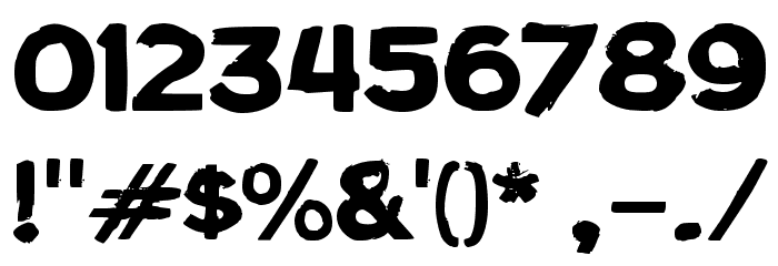 Instead Font OTHER CHARS