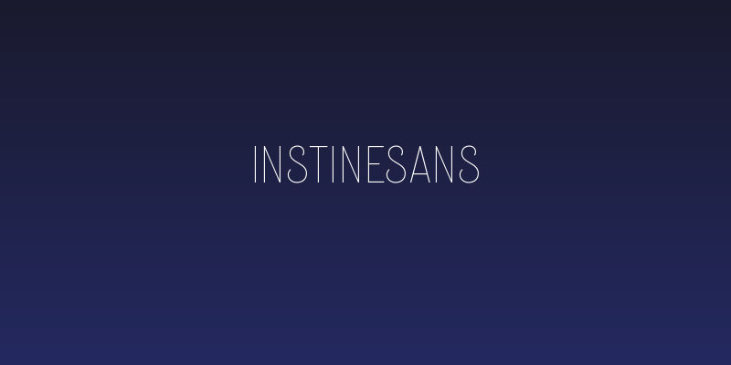 InstineSans Social Header