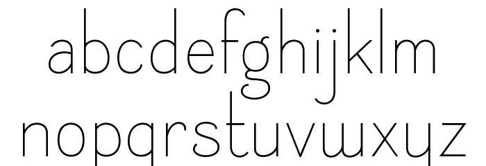 InstineSans Font LOWERCASE