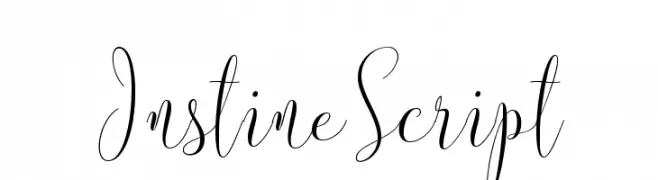 InstineScript  Frei Schriftart Herunterladen