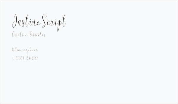 InstineScript Business Card
