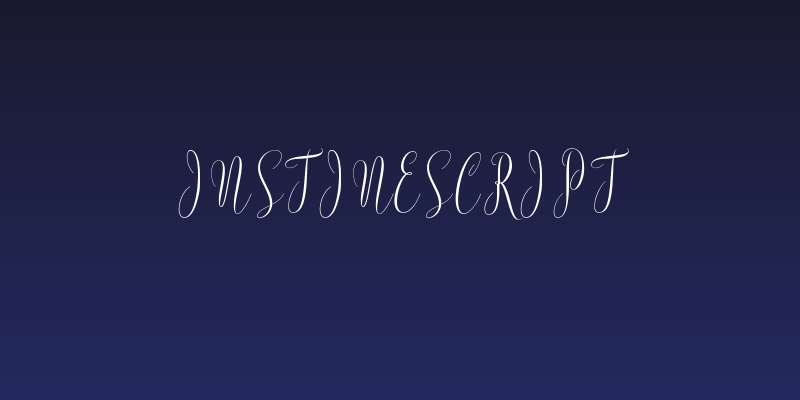 InstineScript Social Header