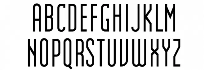 Institution Schriftart Groß