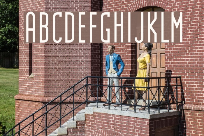 Institution Font examples