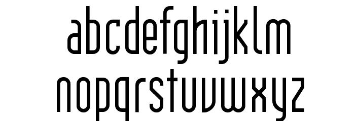Institution Font LOWERCASE