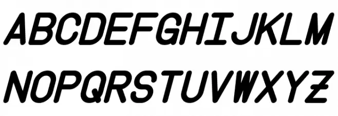 Instruction Bold Italic خط أحرف كبيرة