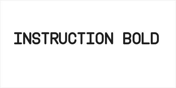 Instruction Bold Logo