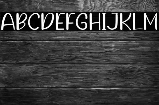 Instruction Font examples