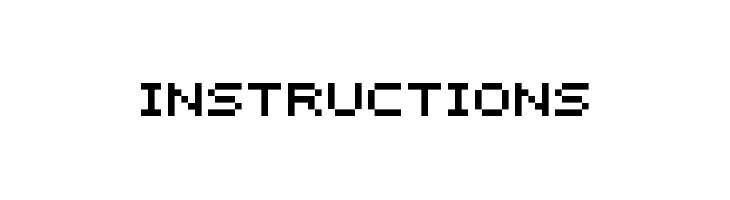 Instructions फ़ॉन्ट