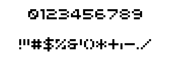 Instructions Font OTHER CHARS