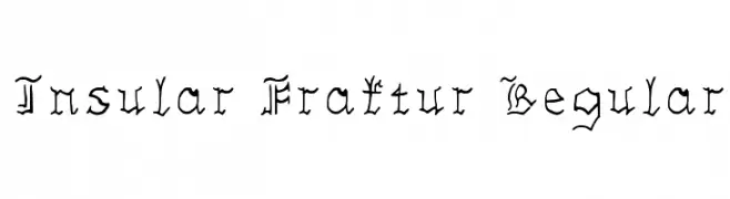 Insular Fraktur Regular  Fuentes Gratis Descargar