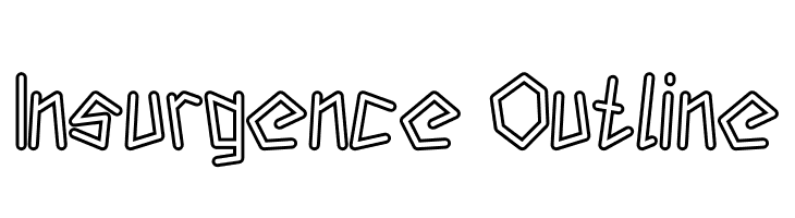 Insurgence Outline  नि: शुल्क फ़ॉन्ट्स डाउनलोड
