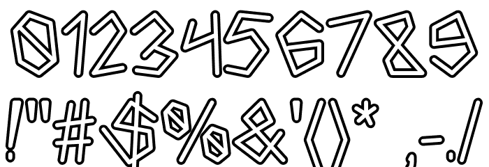 Insurgence Outline Font OTHER CHARS