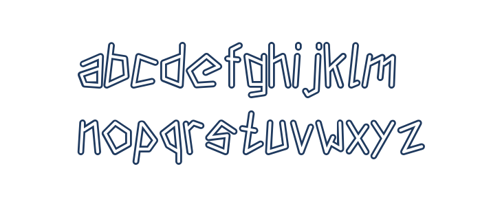 Insurgence Outline Lowercase