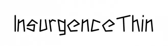 Insurgence Thin  Скачать бесплатные шрифты