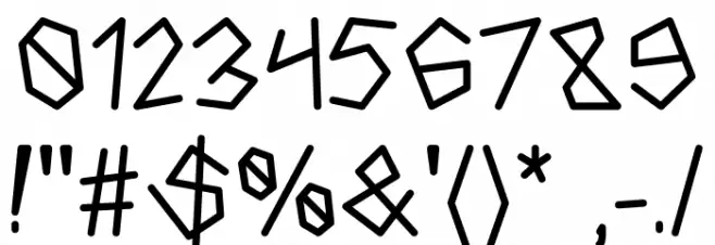 Insurgence Thin Font OTHER CHARS