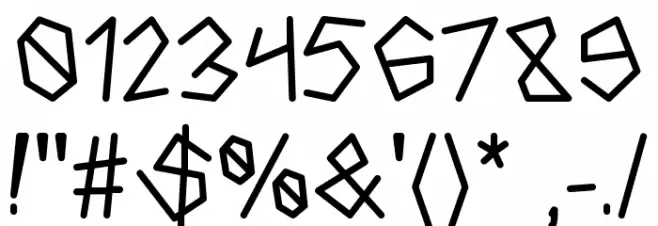 Insurgence Thin Font OTHER CHARS