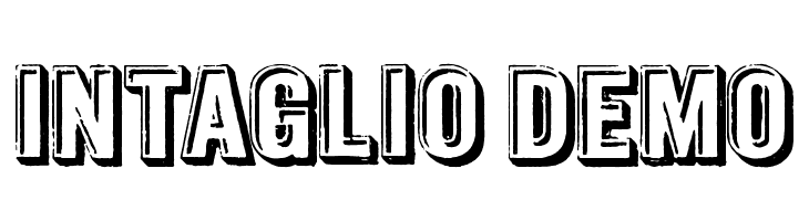 Intaglio DEMO Font