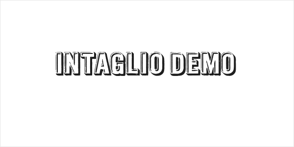 Intaglio DEMO Logo