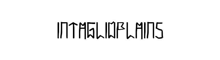 IntaglioPlains फ़ॉन्ट