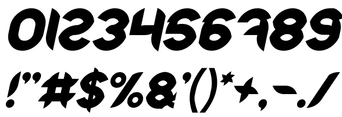 Intan Putri Pratiwi Bold Italic Font OTHER CHARS