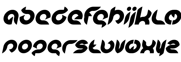 Intan Putri Pratiwi Bold Italic Font LOWERCASE