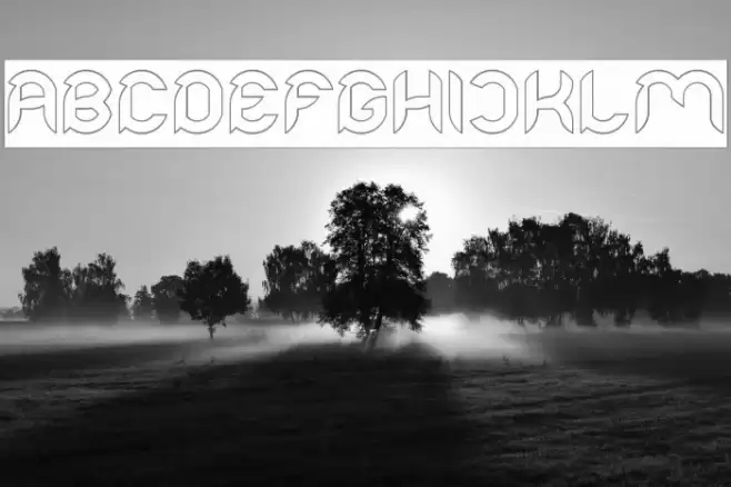 Intan Putri Pratiwi-Hollow-Inve Font examples