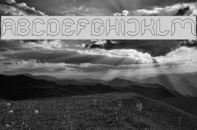 Intan Putri Pratiwi-Hollow-Inve Font examples