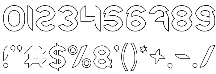 Intan Putri Pratiwi-Hollow Font OTHER CHARS
