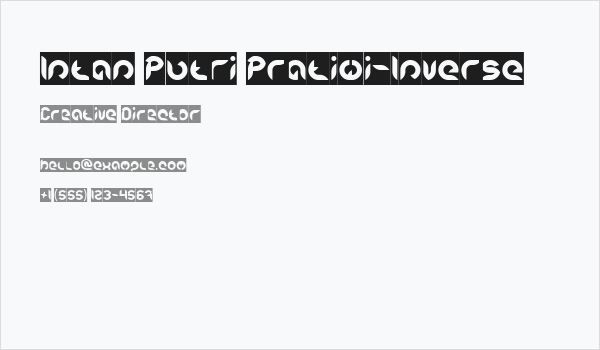 Intan Putri Pratiwi-Inverse Business Card