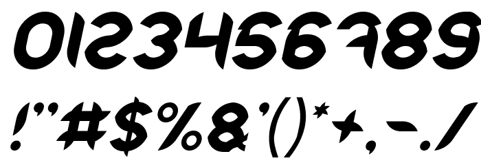 Intan Putri Pratiwi Italic Font OTHER CHARS