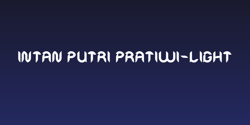 Intan Putri Pratiwi-Light Social Header