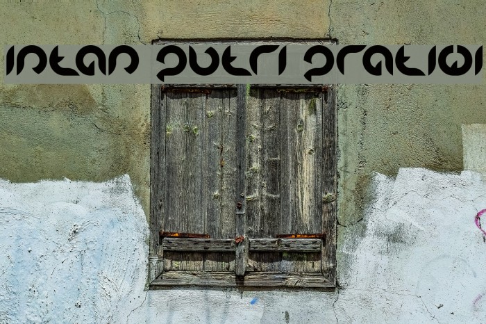 Intan Putri Pratiwi Font examples