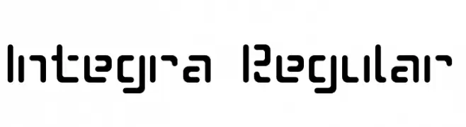 Integra Regular  नि: शुल्क फ़ॉन्ट्स डाउनलोड