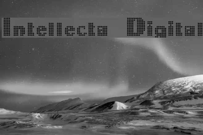 Intellecta Digital Font examples