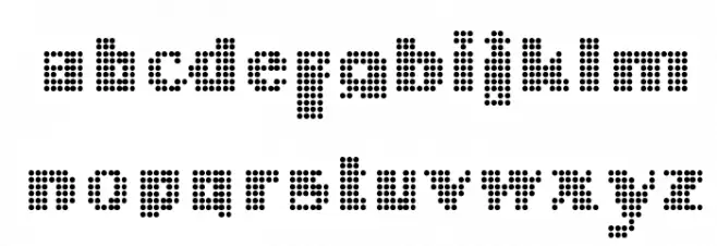 Intellecta Digital Caratteri MINUSCOLO