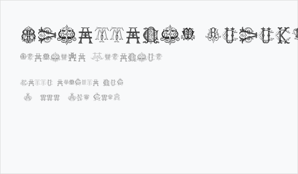 Intellecta Monograms Random Samples Five Business Card