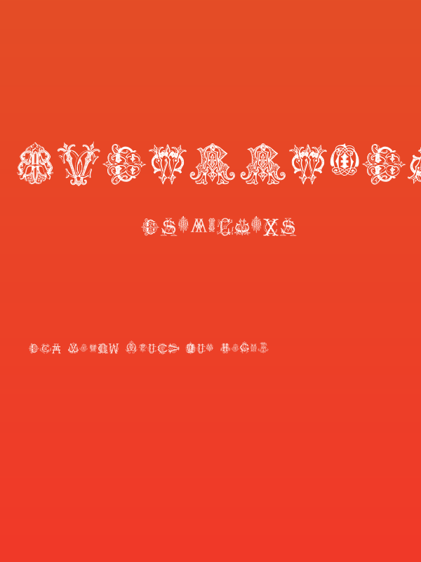 Intellecta Monograms Random Samples Five Poster