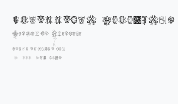 Intellecta Monograms Random Samples Four Business Card