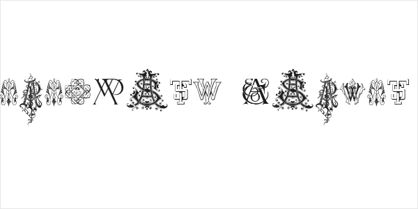 Intellecta Monograms Random Samples Nine Logo