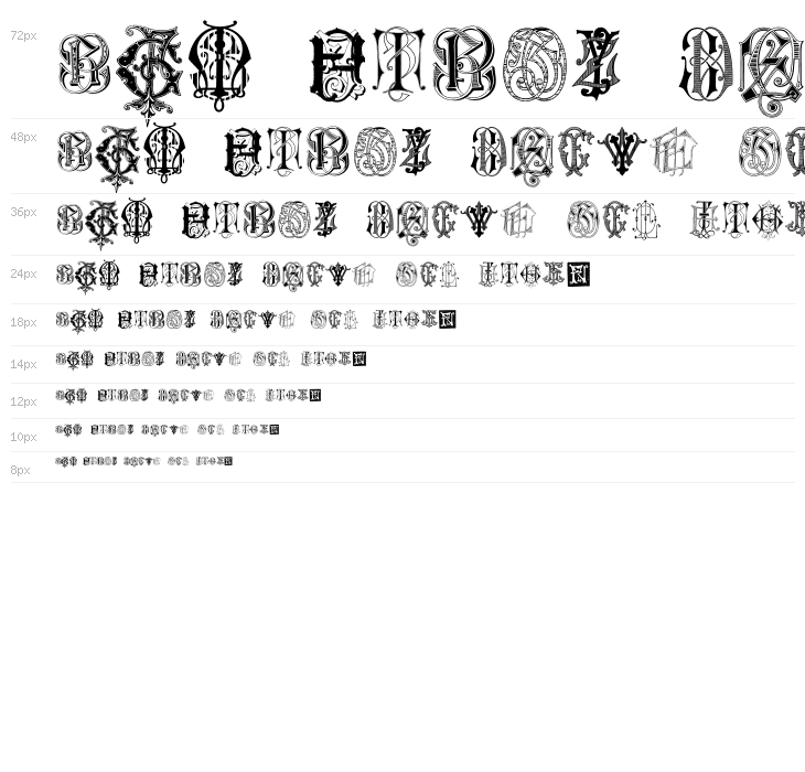 Intellecta Monograms Random Samples Seven Waterfall