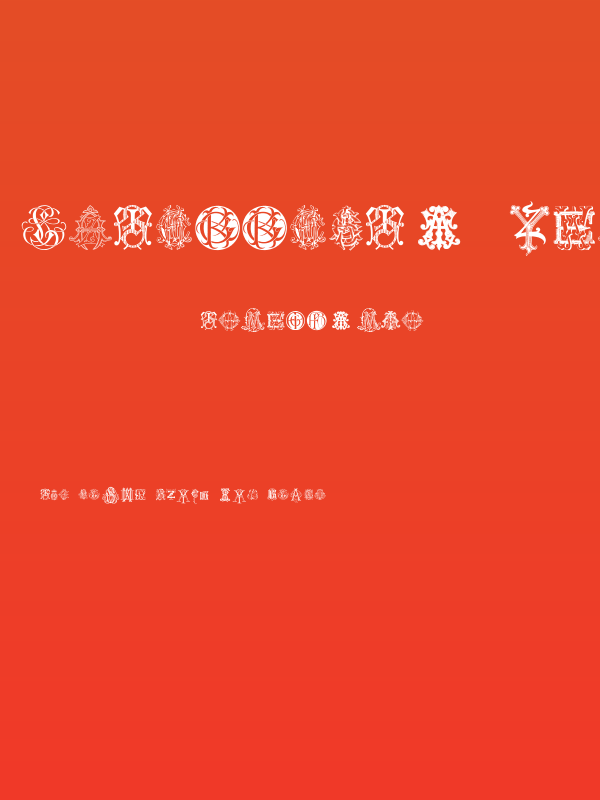 Intellecta Monograms Random Samples Two Poster