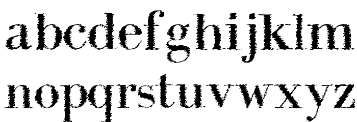 IntellectaBodoned Trash Font LOWERCASE