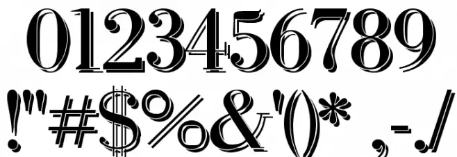 IntellectaBodoned Two Schriftart Anderer Schreiben